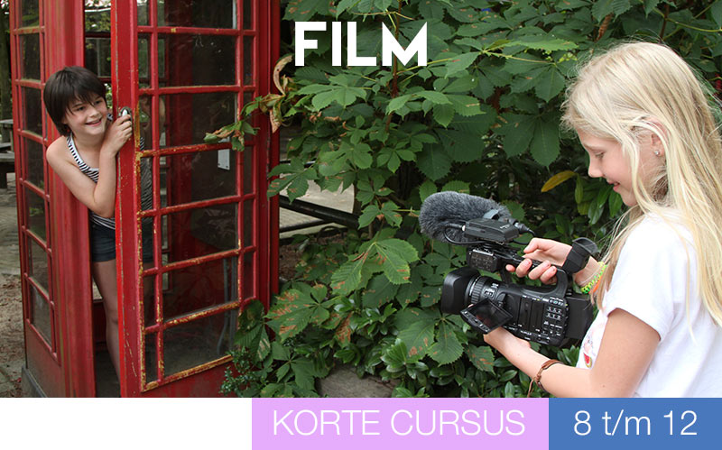 Cursus Film - 8 t/m 12 jaar - jeugdtheaterschool Zwolle