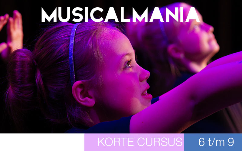 MusicalMania (6 t/m 9 jaar) zang, dans & spel