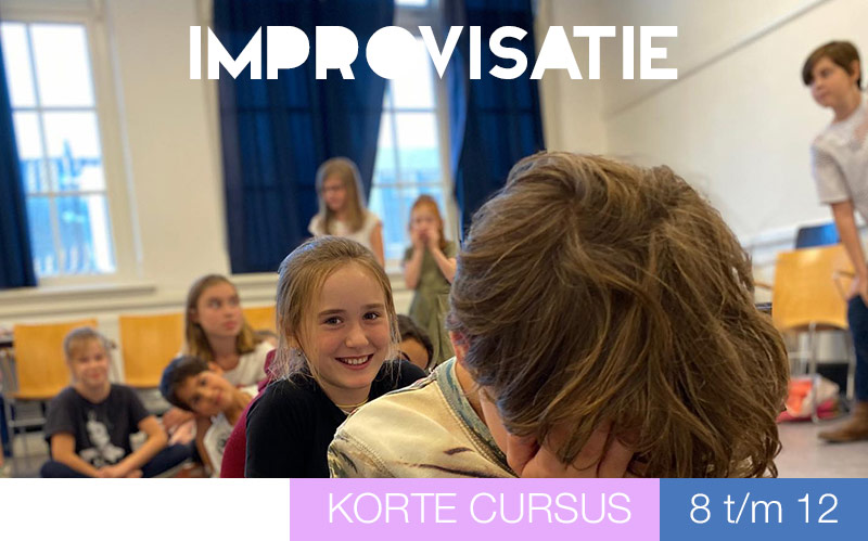 improvisatie voor kinderen, korte cursus Jeugdtheaterschool Zwolle