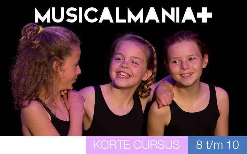 MusicalMania+ musicalles voor kinderen van 8 t/m 10 jaar